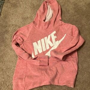 Pink Nike sweatshirt